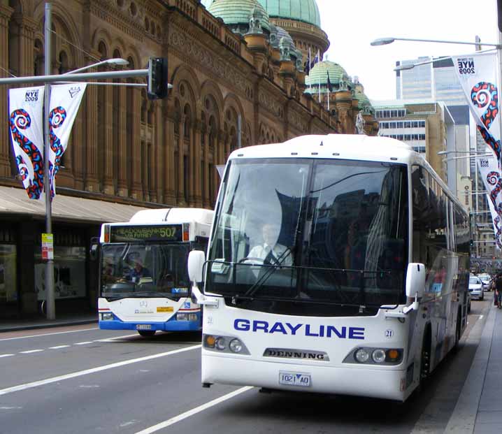 Gray Line Driver Denning Silver Phoenix 21